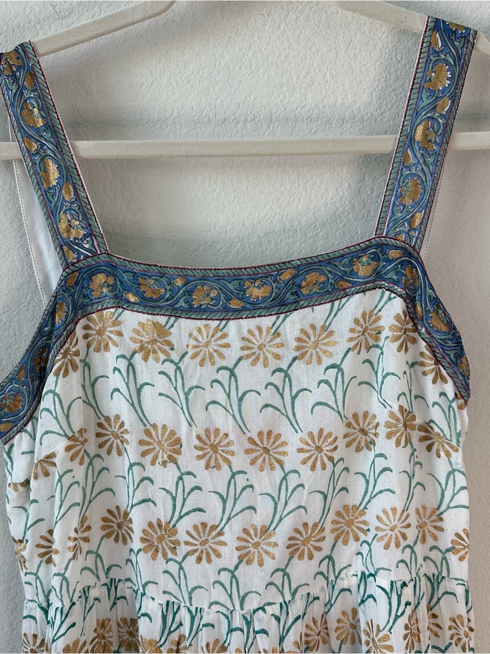 OLIPHANT STRAPPY MAXI GENEVA
GREEN GOLD DRESS SZ XS - Picture 3 of 8